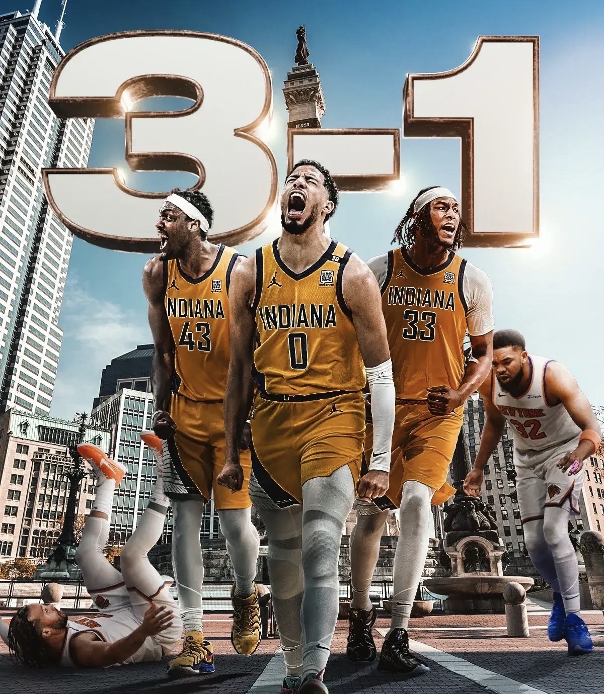 熊猫体育app-步行者大胜老鹰，取得关键胜利